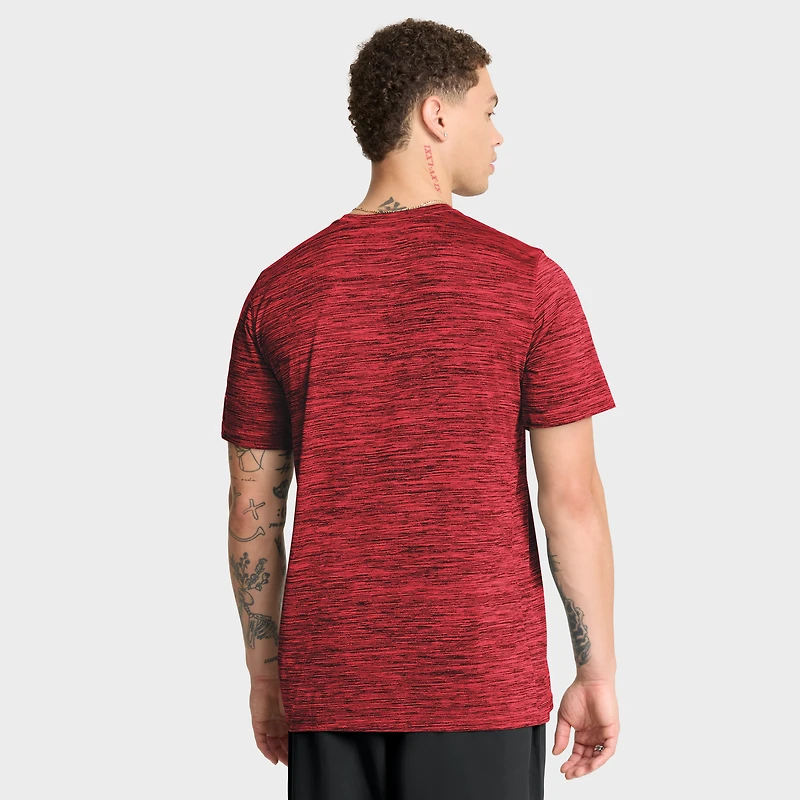 T-shirt Nike Velocity Dri-FIT rouge Texas Rangers pour homme