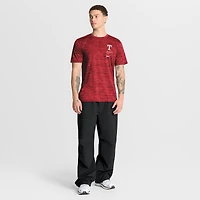 T-shirt Nike Velocity Dri-FIT rouge Texas Rangers pour homme