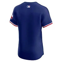 Men's Nike Royal Texas Rangers Alternate Vapor Premier Elite Patch Jersey