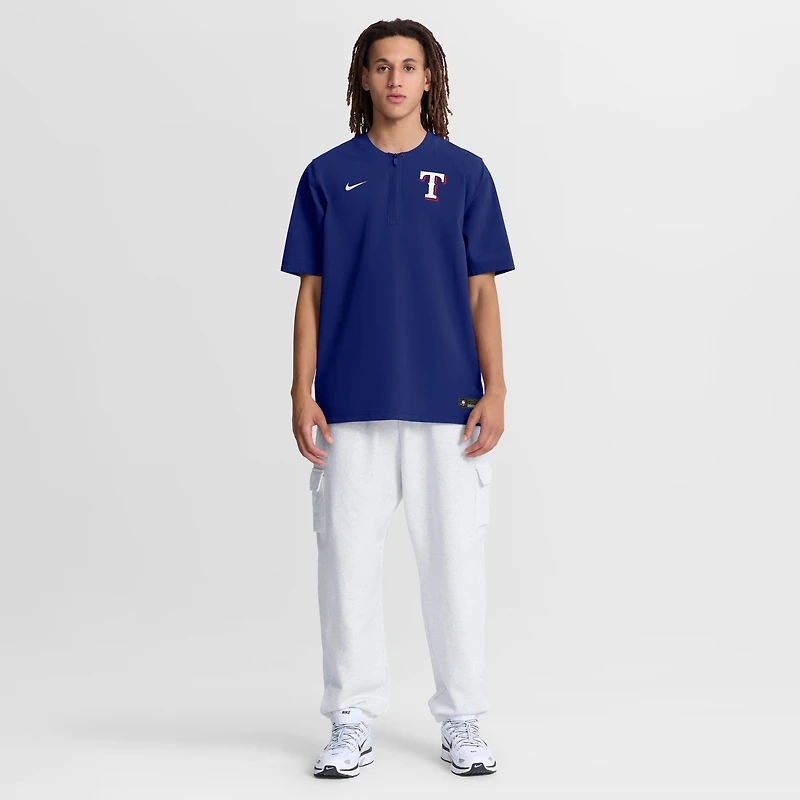 Coupe-vent Nike Royal Texas Rangers Authentic Collection Dri-FIT pour homme