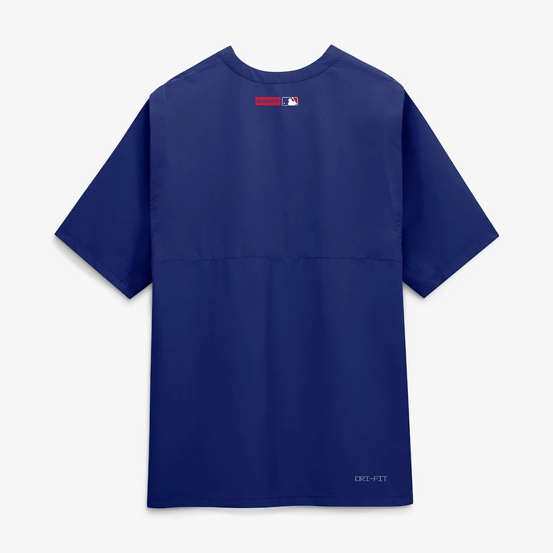 Men's Nike Royal Texas Rangers Authentic Collection Dri-FIT Quarter-Zip Windshirt