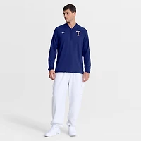 Men's Nike Royal Texas Rangers Authentic Collection Dri-FIT Raglan Half-Zip Pullover
