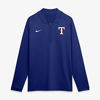 Men's Nike Royal Texas Rangers Authentic Collection Dri-FIT Raglan Half-Zip Pullover
