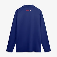 Men's Nike Royal Texas Rangers Authentic Collection Dri-FIT Raglan Half-Zip Pullover