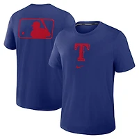 Men's Nike Royal Texas Rangers Authentic Collection Early Work Tri-Blend Dri-FIT T-Shirt