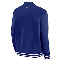 Men's Nike Royal Texas Rangers Authentic Collection Full-Zip Bomber Jacket