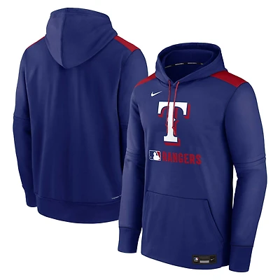 Men's Nike Royal Texas Rangers Authentic Collection Performance Pullover Hoodie