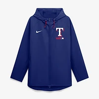 Men's Nike Royal Texas Rangers Authentic Collection Raglan Therma-FIT Full-Zip Hooded Jacket
