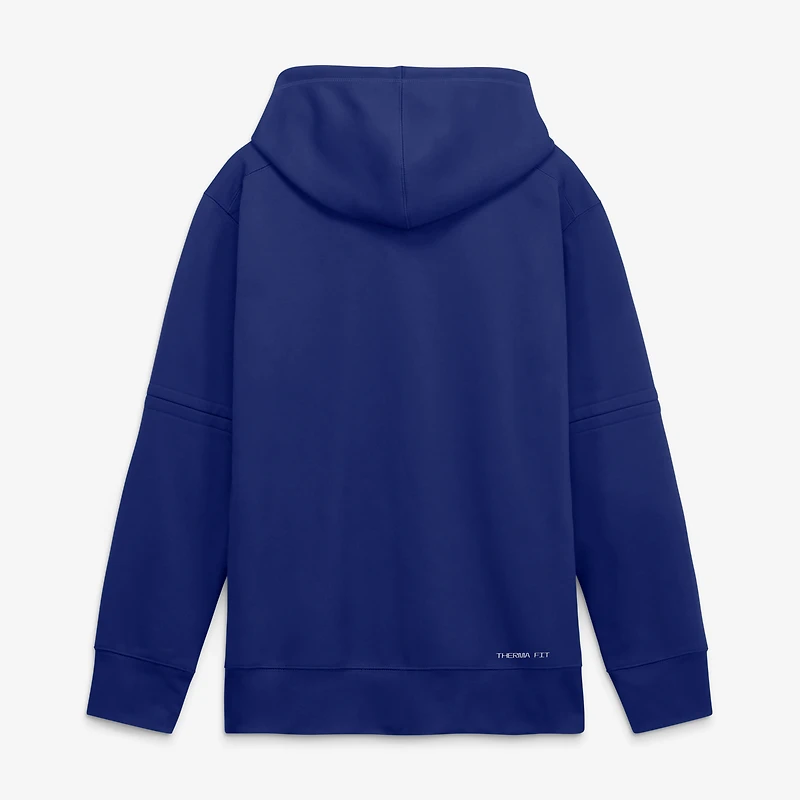 Men's Nike Royal Texas Rangers Authentic Collection Therma-FIT Hoodie
