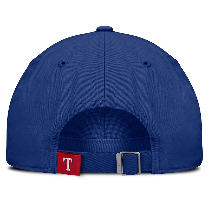 Casquette ajustable Nike Royal Texas Rangers Club pour homme