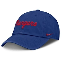 Casquette ajustable Nike Royal Texas Rangers Club pour homme