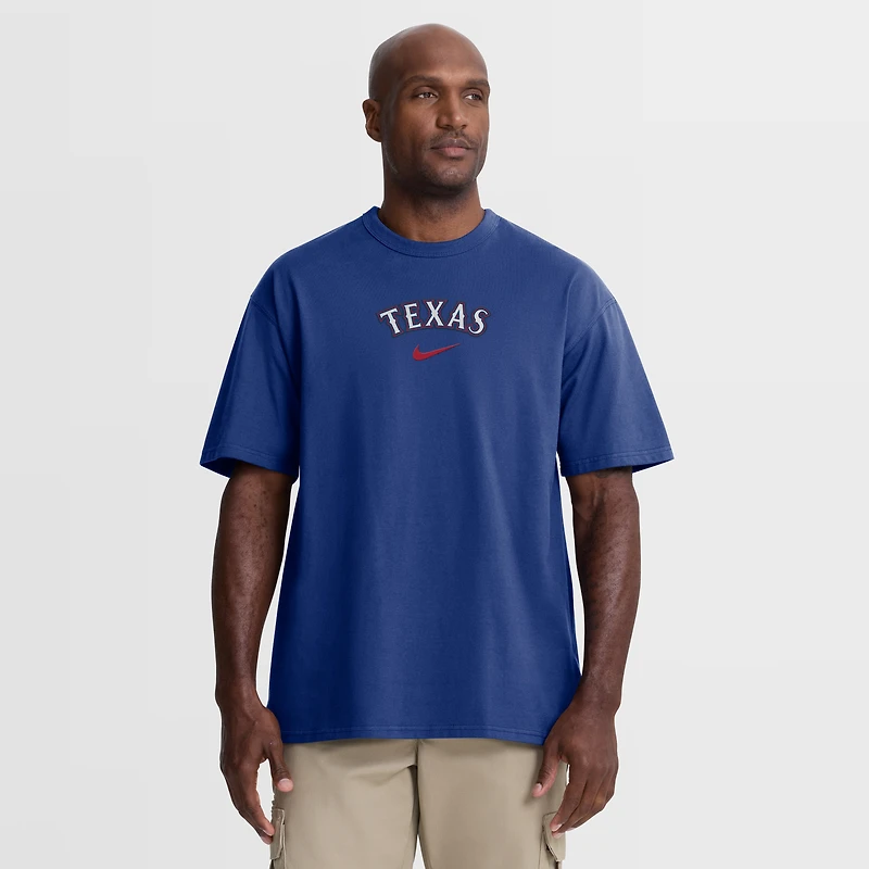 Men's Nike  Royal Texas Rangers Max90 T-Shirt