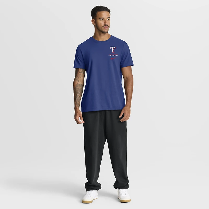 Men's Nike Royal Texas Rangers Primetime Inning T-Shirt