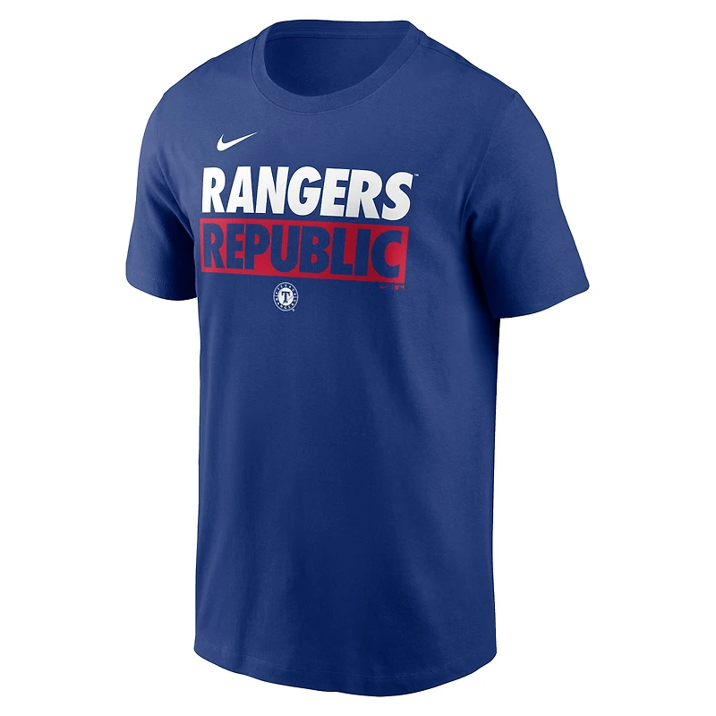 Men's Nike Royal Texas Rangers Rally Rule T-Shirt