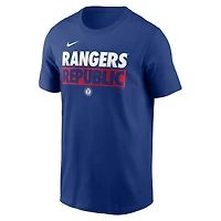 Men's Nike Royal Texas Rangers Rally Rule T-Shirt