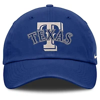 Casquette ajustable Nike Royal Texas Rangers Statement Club pour homme