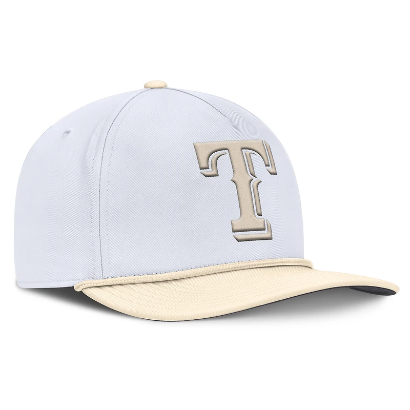 Men's Nike  White/Cream Texas Rangers Pro Performance Snapback Hat