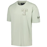 Men's Pro Standard Mint Texas Rangers Neutral CJ Dropped Shoulders T-Shirt