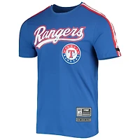 T-shirt à bandes Pro Standard Royal/Red Texas Rangers pour homme