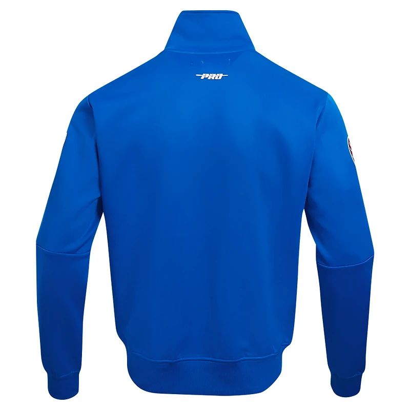 Men's Pro Standard Royal Texas Rangers Fast Lane Full-Zip Track Jacket