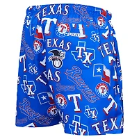 Short tissé avec logo pour hommes Pro Standard des Royal Texas Rangers
