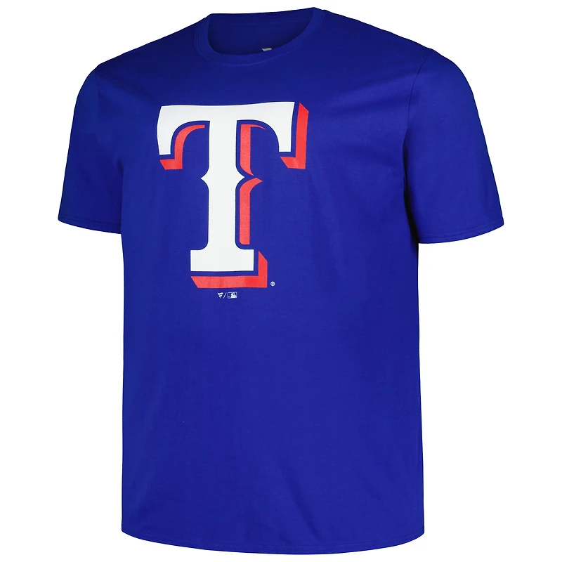 Men's Profile Royal Texas Rangers Big & Tall #1 Dad T-Shirt