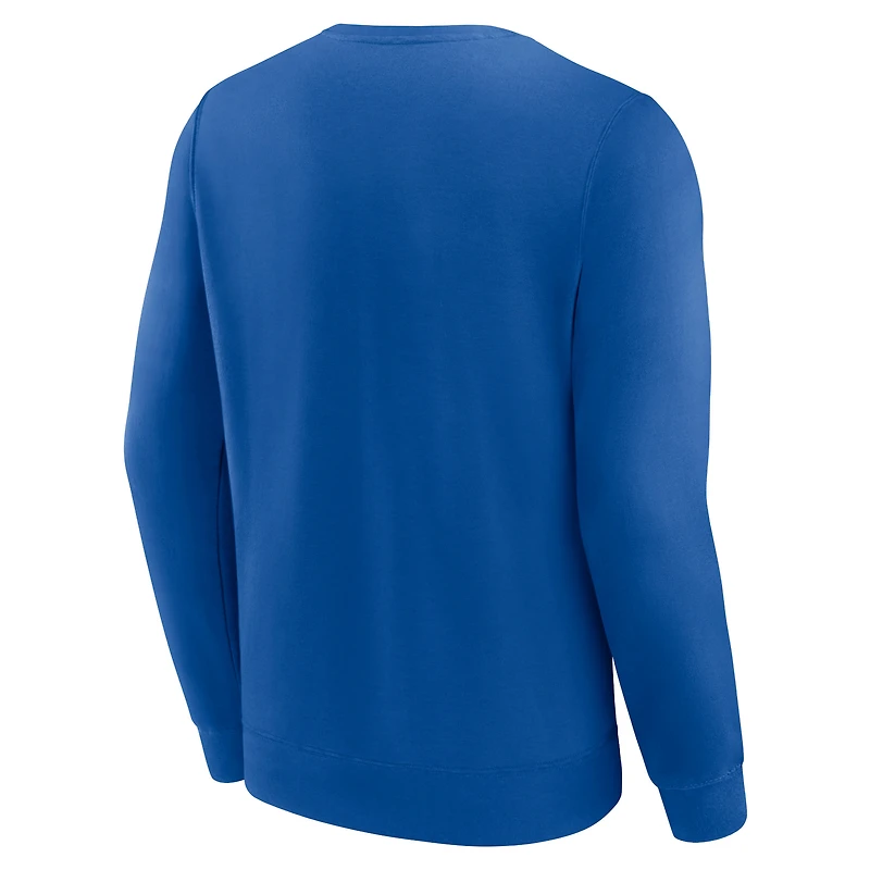 Men's Profile Royal Texas Rangers Big & Tall Pullover Sweatshirt