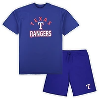 Ensemble combiné t-shirt et short pour hommes Profile Texas Rangers Big & Tall
