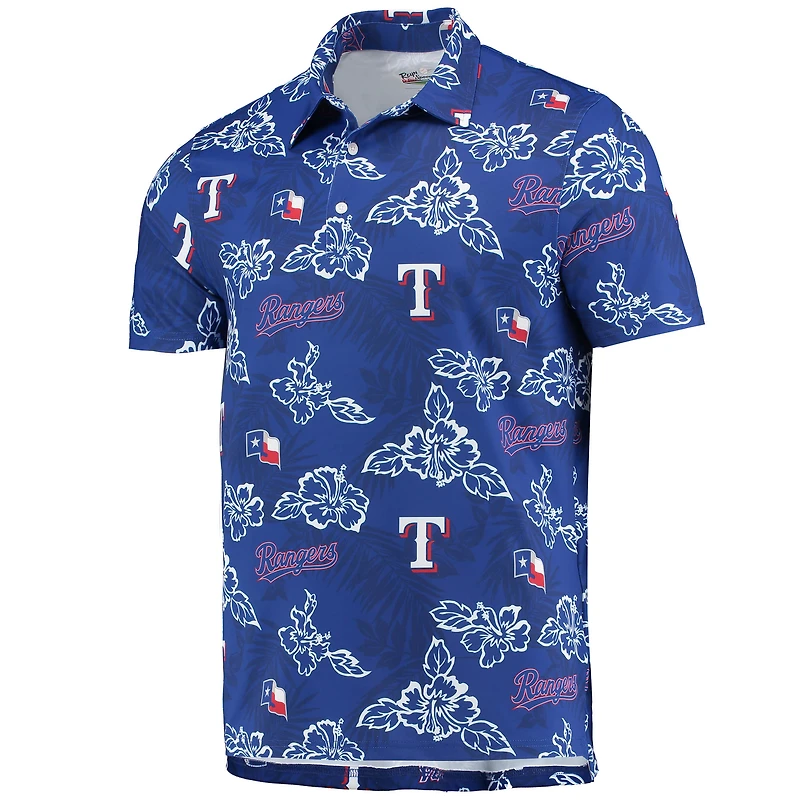 Polo Performance Reyn Spooner Royal Texas Rangers pour homme