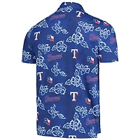 Polo Performance Reyn Spooner Royal Texas Rangers pour homme