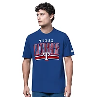 Ensemble de deux t-shirts à manches longues et courtes Starter pour homme, gris chiné/bleu royal