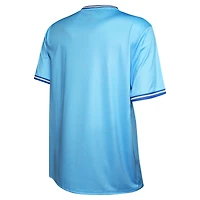 Maillot d'équipe Stitches bleu clair des Texas Rangers Cooperstown Collection pour hommes