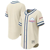 Men's Stitches Natural Texas Rangers Throwback Fashion Jersey