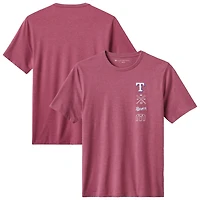 Men's TravisMathew Heather Red Texas Rangers Sunset Slam 2.0 T-Shirt