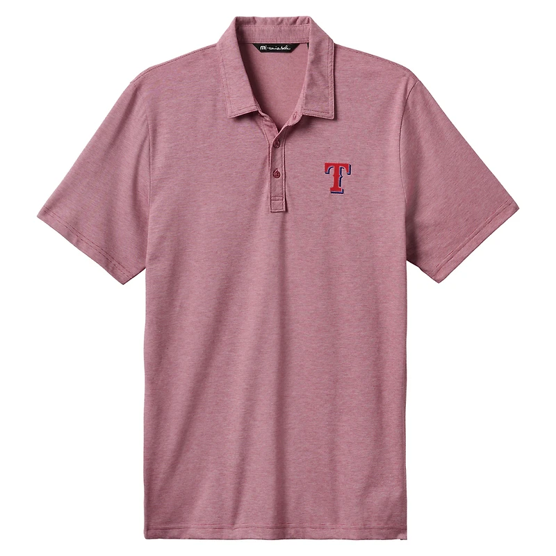Polo TravisMathew Texas Rangers The Zinna rouge pour hommes
