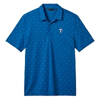 Polo homme TravisMathew Royal Texas Rangers Crowd Roar Tri-Blend