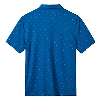 Men's TravisMathew  Royal Texas Rangers Crowd Roar Tri-Blend Polo