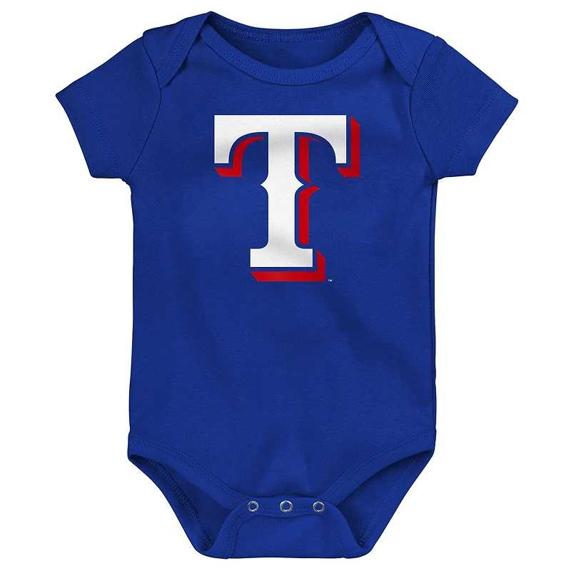 Newborn & Infant Outerstuff Royal Texas Rangers Primary Team Logo Bodysuit