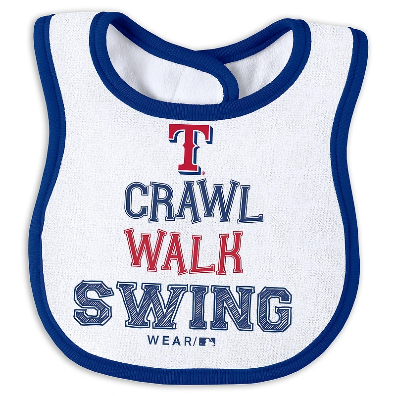 Ensemble de nuit et jeu pour nouveau-nés nourrissons par Erin Andrews Texas Rangers