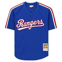Maillot authentique autographié par Nolan Ryan des Royal Texas Rangers avec Mitchell & Ness et inscription « The Ryan Express »