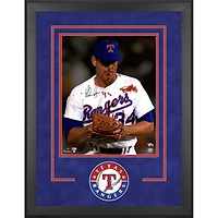 Nolan Ryan Texas Rangers Deluxe Framed Autographed 16" x 20" Bloody Lip Photograph
