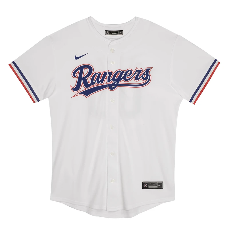 Maillot de jeu Nike Corey Seager blanc des Texas Rangers pour enfants d'âge préscolaire