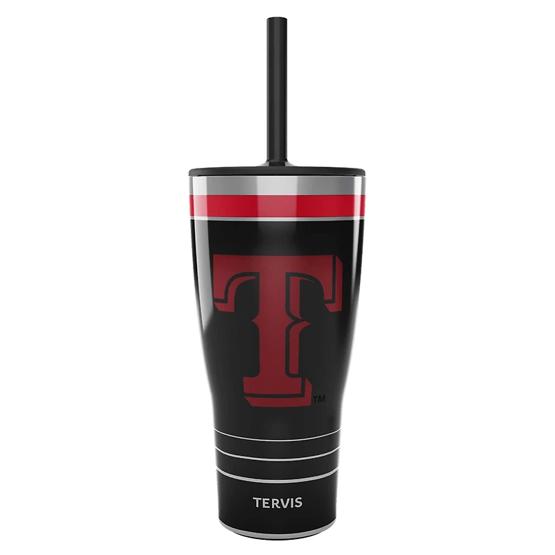 Tervis Texas Rangers 30oz. Gobelet de jeu de nuit avec paille