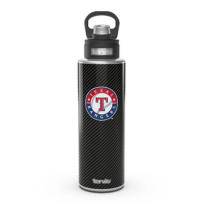 Tervis Texas Rangers 40oz. Bouteille d'eau à large goulot en fibre de carbone