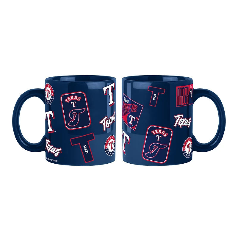 Texas Rangers 2-Pack 15oz. Color Mug Set