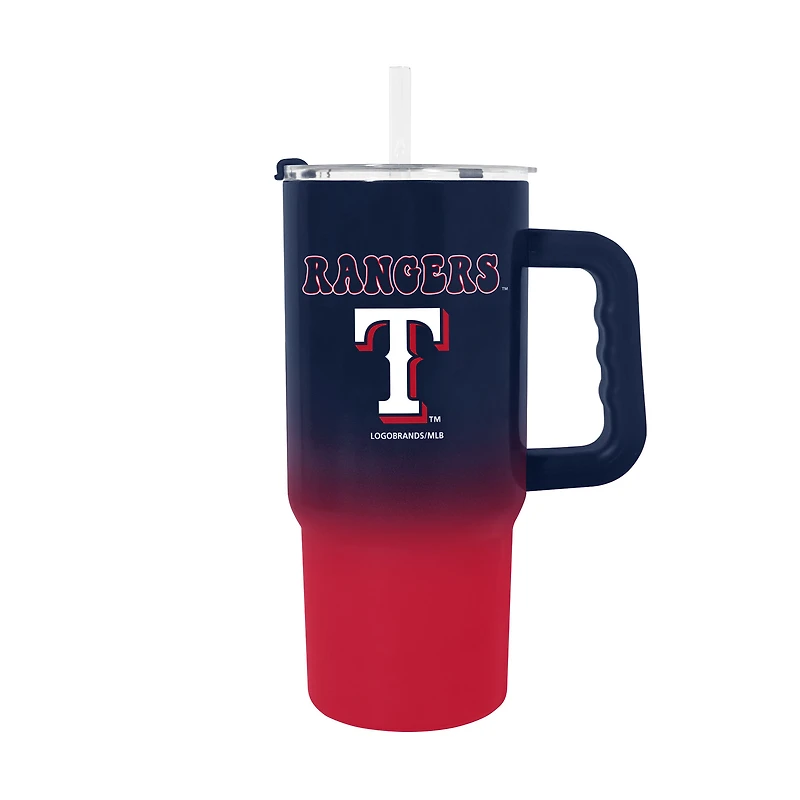 Gobelet en acier inoxydable ombré de 24 oz des Texas Rangers