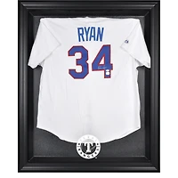Vitrine de présentation du maillot avec logo encadré noir des Texas Rangers