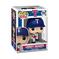 Figurine Funko Pop! en vinyle Corey Seager des Texas Rangers