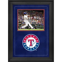 Texas Rangers Deluxe Cadre photo horizontal encadré 8" x 10" avec logo de l'équipe