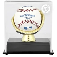 Texas Rangers Gold Glove Single Baseball Logo Display Case